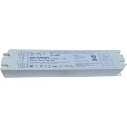 BASICS 24V 60W Dimmable CV DC LED Driver UL approved 120-277V