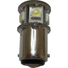 (10 Pack) LED 1W 12V White Omni Bulb Miniature 1004 BA15D
