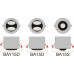 LED 1W 12V White Omni Bulb Miniature 1004 BA15D 7 x 5050 SMD