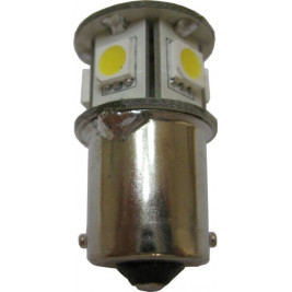 (10 Pack) LED 1W 12V White Omni Bulb Miniature 1156 BA15S