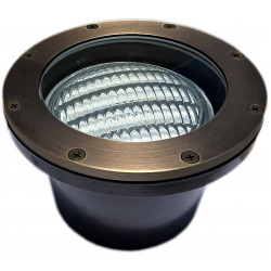 Professional Grade Brass PAR36 IN-Ground 12V Well-Light Landscape Fixture with wire