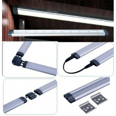 12V Dimmable LED Under Cabinet Linkable Light Bar Closet