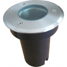 Round Recessed Stainless Steel Light MR16, Walk/Drive-over, IP6