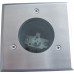 Square Recessed Stainless Steel Light MR16, Walk/Drive-over, IP6